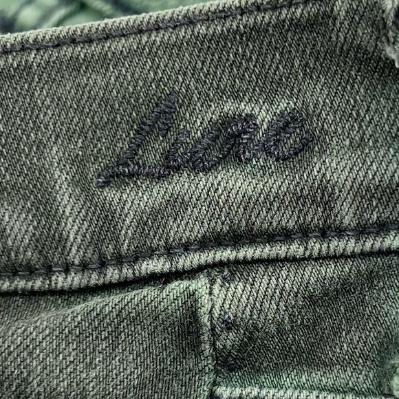 Goldsign Junior’s Green Skinny Jeans Size 24 - Picture 5 of 6